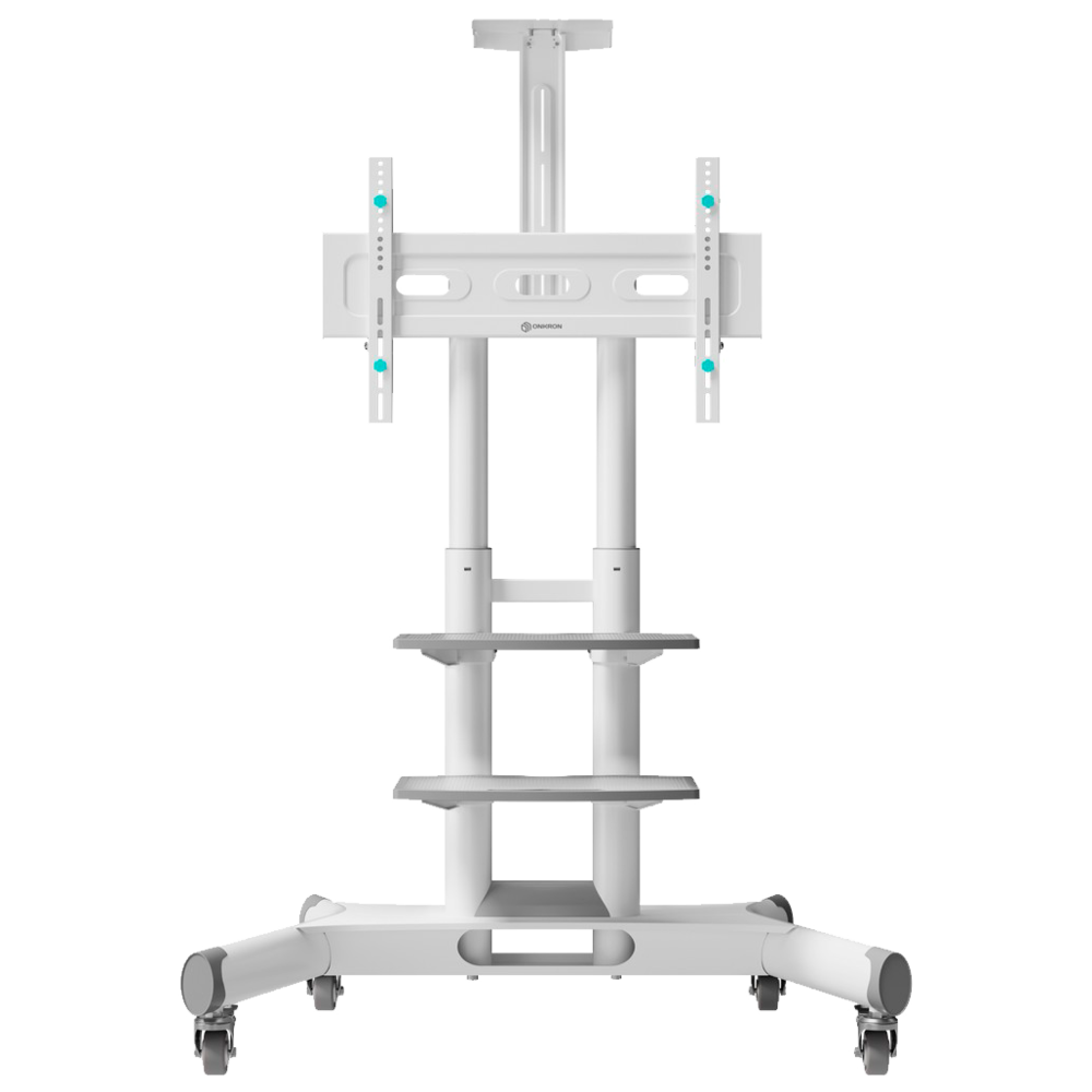 Мобильная стойка ONKRON TS1552 WHITE Мобильная стойка ONKRON TS1552 WHITE