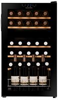 Винный шкаф DUNAVOX DX-30.80DK черный, на 30 бутылок