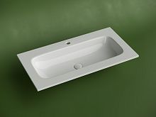 Раковина накладная мебельная CERAMICANOVA Грация (Grace) прямоугольная 910x457x137, с отверстием под