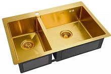 Мойка для кухни ZORG SZR-78-2-51-R BRONZE