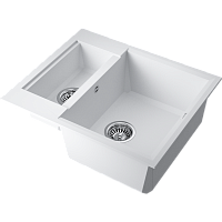 Мойка Omoikiri Sakaime 60-2-WH Tetogranit/белый