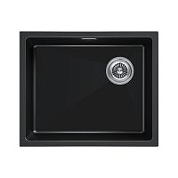 Мойка Paulmark LUMI 55UNI-SKEW, IT-GRANIT, LU55SK-AN, антрацит, 555х440, Paulmark