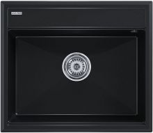 Мойка Paulmark STEPIA 60, IT-GRANIT, PM115951-BLM, черный металлик, 590х510, Paulmark