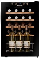 Винный шкаф DUNAVOX DX-20.62KF черный, на 24 бутылки