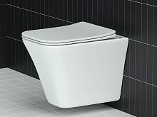 Подвесной унитаз Моно (Mono) Безободковый (Rimless) CN1902