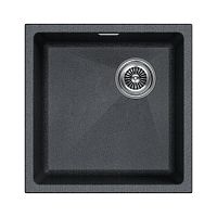 Мойка Paulmark LUMI 45UNI-SKEW, IT-GRANIT, LU45SK-DG, графит, 455х440, Paulmark