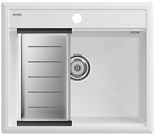 Мойка Paulmark STEPIA 60, IT-GRANIT + Коландер Paulmark ADVANCE брашированная нерж. сталь, PM115951-