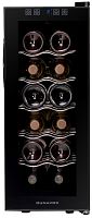 Винный шкаф DUNAVOX DAT-12.33C черный, на 12 бутылок