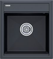 Мойка Paulmark STEPIA 45, IT-GRANIT, PM114651-AN, антрацит, 460х510, Paulmark